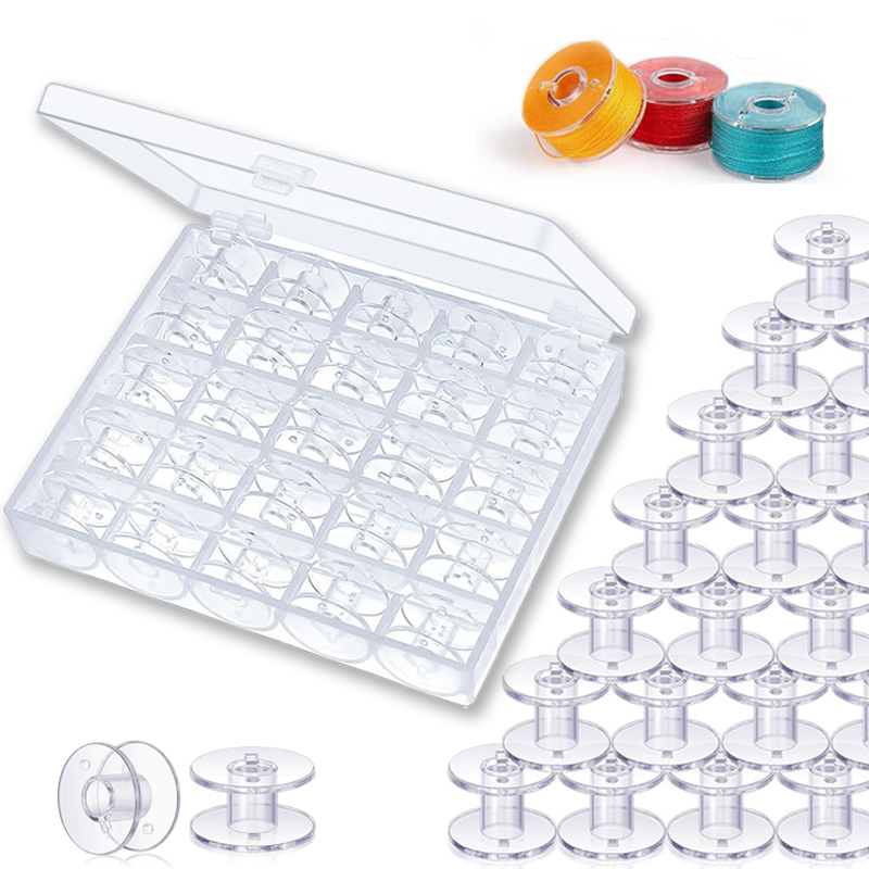 Sewing Gauge Ruler - Ensemble de bobines de fil inférieur