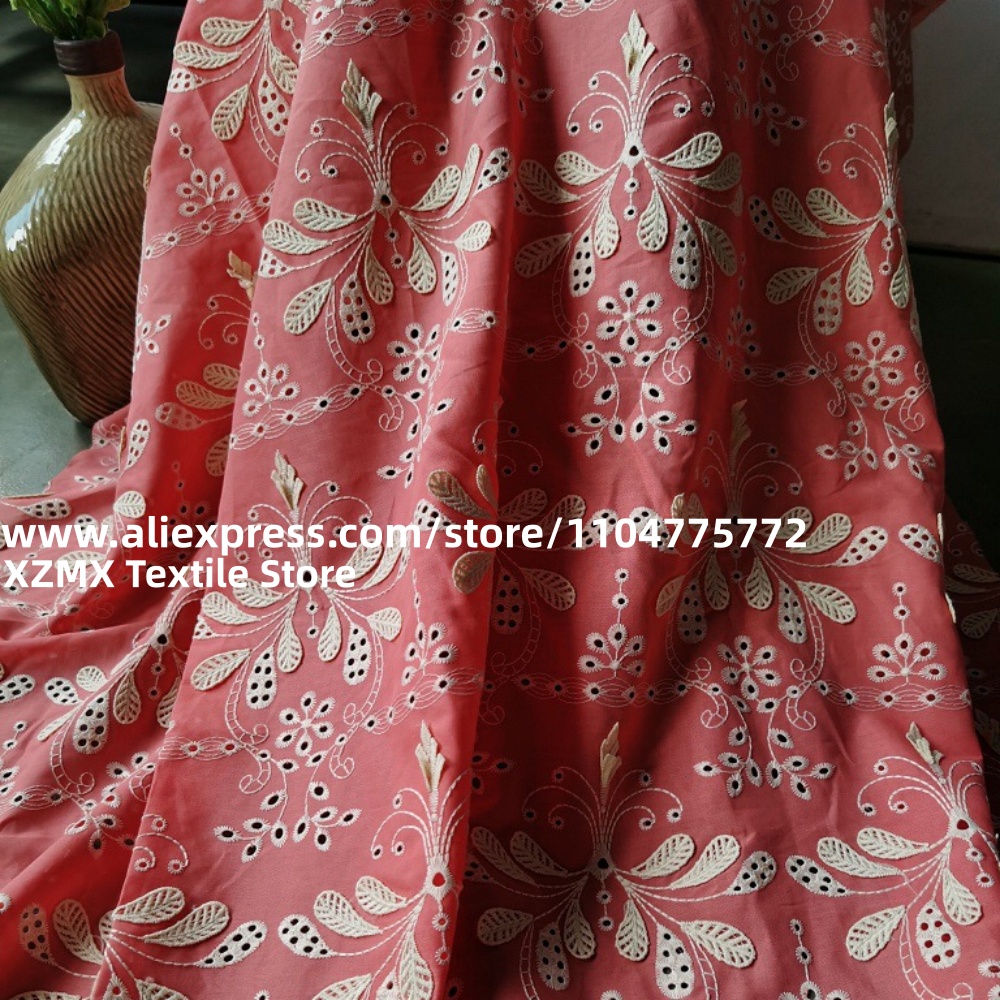 Tissu à broderies florales 3D  - Vintage Sewing Textile avis et prix