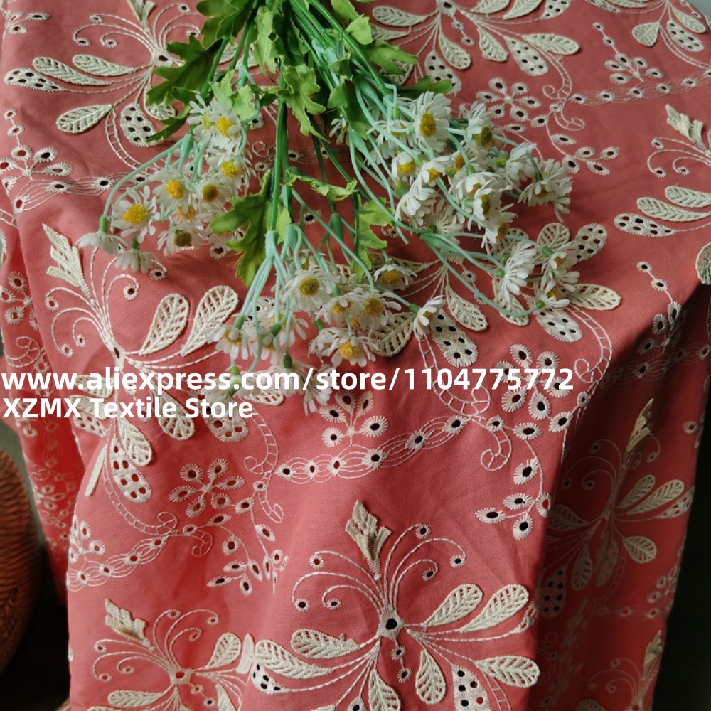 Tissu à broderies florales 3D  - Vintage Sewing Textile avis et prix