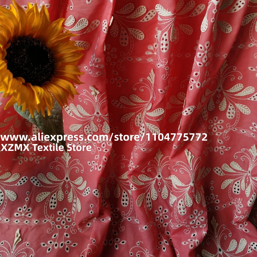Tissu à broderies florales 3D  - Vintage Sewing Textile avis et prix